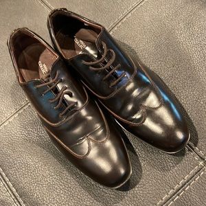 Versace brown leather wingtip size 39